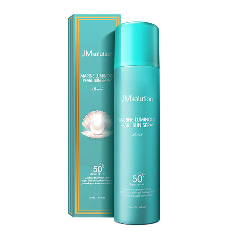 jmsolution 肌司研玻尿酸精华保湿防晒霜jm海洋珍珠水晶防晒喷雾180ml