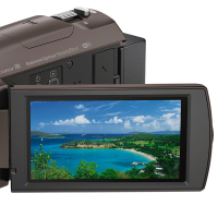 索尼（SONY）HDR-CX680 高清数码摄像机 5轴防抖 30倍光学变焦（棕色） 家用DV/摄影机/录像机CX680