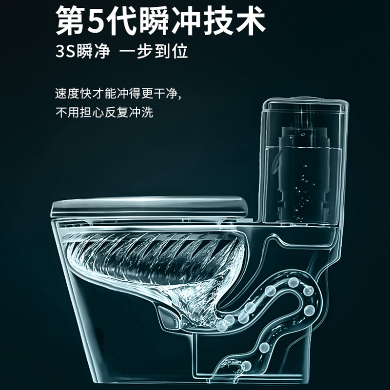 法恩莎马桶 FAENZA坐便器 FB16188大冲力冲水抽水坐便器坐厕虹吸式坐便器