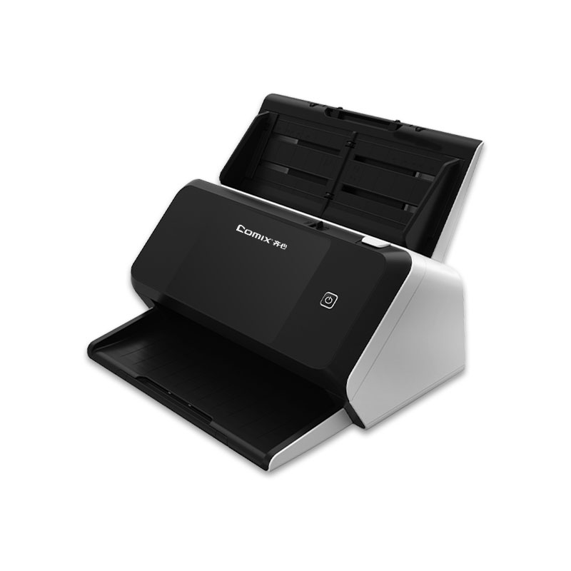 齐心(COMIX)QX5075国产扫描仪 高速馈纸式彩色双面自动扫描A3幅面75ppm/150ipm高清大图