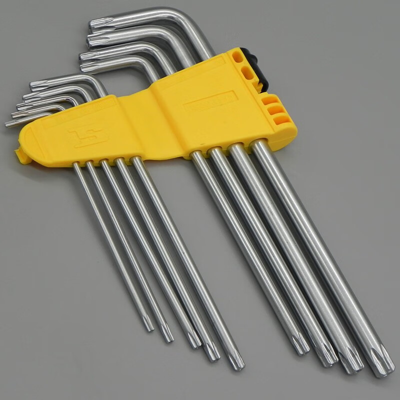 波斯(BOSI)9件套公制标准梅花内六角扳手 BS423170(T10-T50)一套高清大图