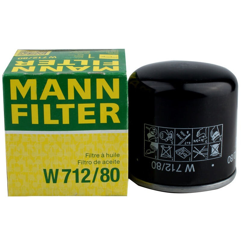 曼牌(MANN)机滤W712/80适配03款萨博9-5(YS3E)/06款萨博9-5(YS3E)