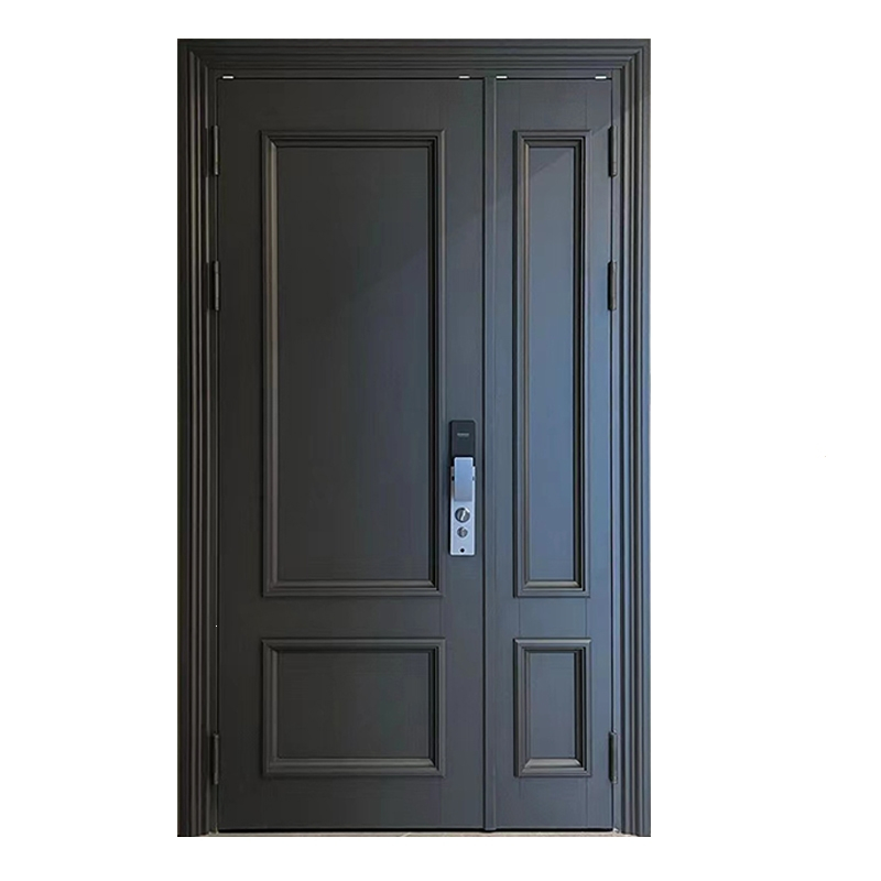 古达制铸铝门子母门入户门别墅大门防盗门家用进户门现代门定制