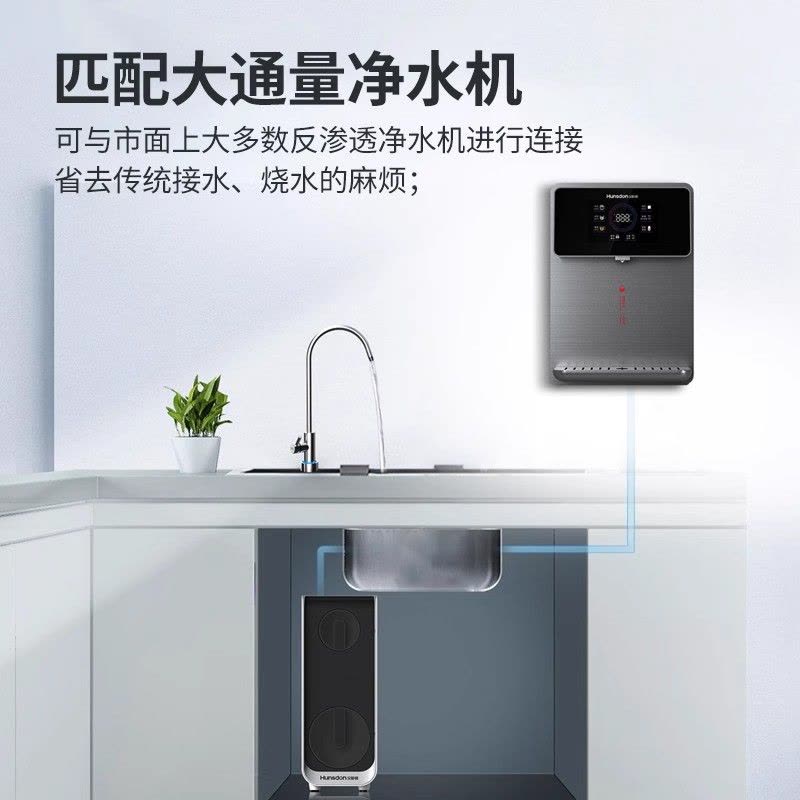 汉斯顿管线机家用速热壁挂饮水机大通量即热温热可调温直饮机Y70图片