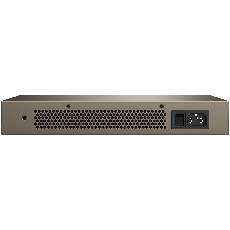 腾达(Tenda)TEG1016D 16口千兆桌面型网络交换机 钢壳机架式 企业工程监控分线器 分流器