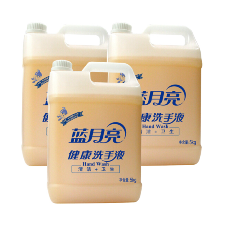 蓝月亮 bluemoon 健康洗手液 5kg/桶 3桶/箱