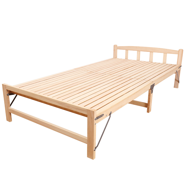 实木折叠床折叠床12米简易床木板床折叠床双人折叠木床15米