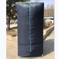 农村洗澡围布 浴帘洗澡神器夏天洗浴架围布 [圆形围布直径1.2] 方形围布定制款 尺寸联系客服
