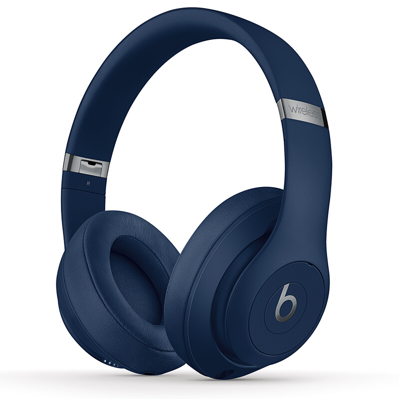 Beats Studio3 Wireless 头戴式 蓝牙无线降噪耳机 录音师无线3代 游戏耳机 含麦克风 蓝色