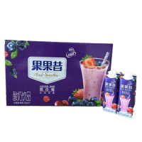 伊利优酸乳果果昔酸奶饮品 210ml*12瓶 混合莓(蓝莓 蔓越莓 草莓)整箱 包邮