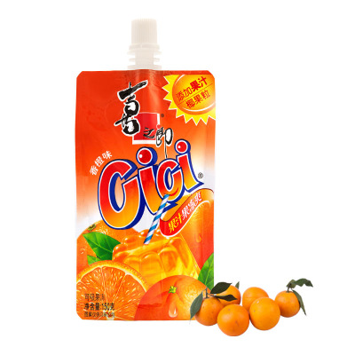 喜之郎 香橙味cici果冻爽果冻 150g 可吸果冻