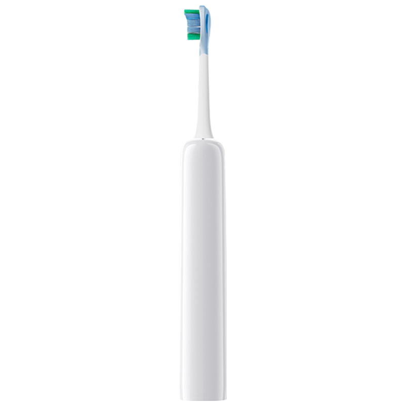 美的电动牙刷智能扫振高频清洁60°大摆幅极地白YM502