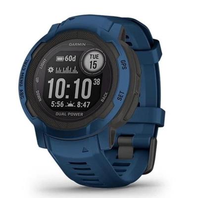 Garmin耐用太阳能续航运动手表户外GPS防水耐热抗冲击 Marine_blue