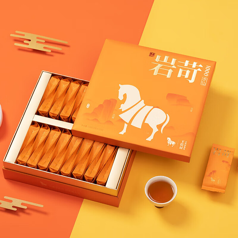 八马茶业(BAMA TEA) 岩苛 武夷岩茶水仙特级256g AD126高清大图