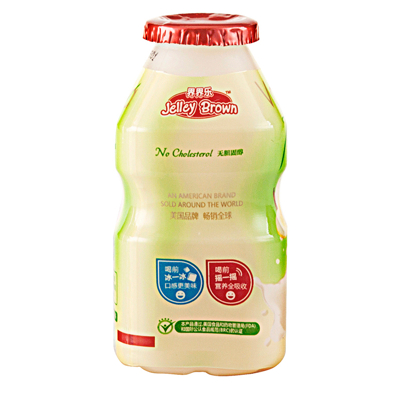 JelleyBrown 界界乐儿童乳酸菌饮料 草莓味100ml*4瓶