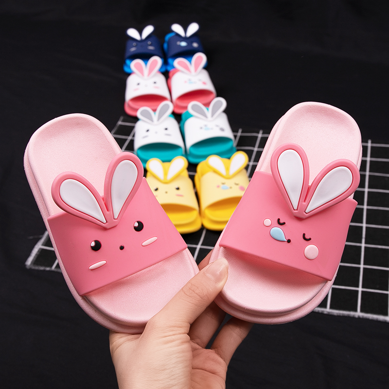 儿童拖鞋夏天可爱家居宝宝凉拖小孩家用小兔子凉拖鞋男女童一字拖