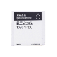爱普生(EPSON)T0851 原装黑色墨盒 (适用PHOTO1390/R330机型) 墨盒/墨水