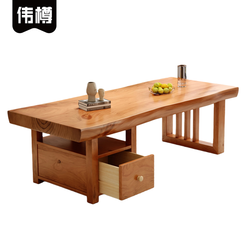 伟樽茶几实木200*70*45cm张高清大图
