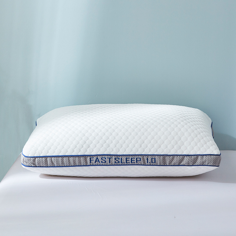 梦洁mendale小蓝条枕头枕芯抑菌释压3d气垫枕成人家用护颈枕助睡眠