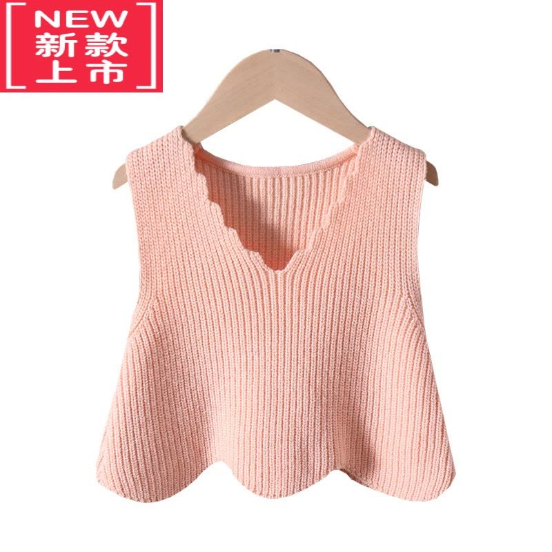 可莉允女童毛衣秋装新款宝宝儿童马甲男孩婴儿背心洋气外穿小童针织衫图片