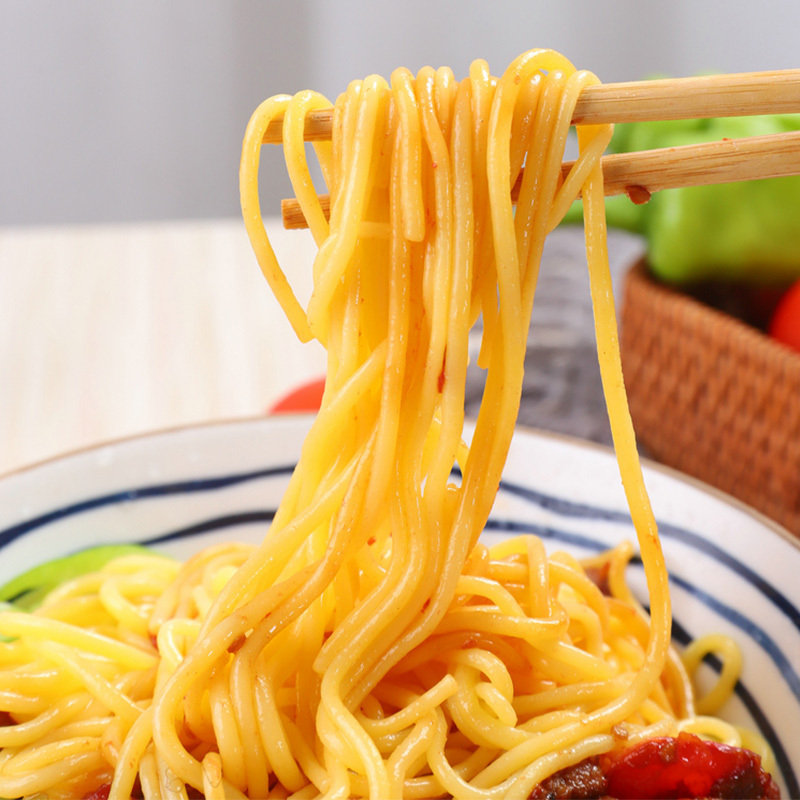 双瑞农 黑龙江玉米面条鲜面条东北特产0脂营养金黄玉米面条量贩装250g