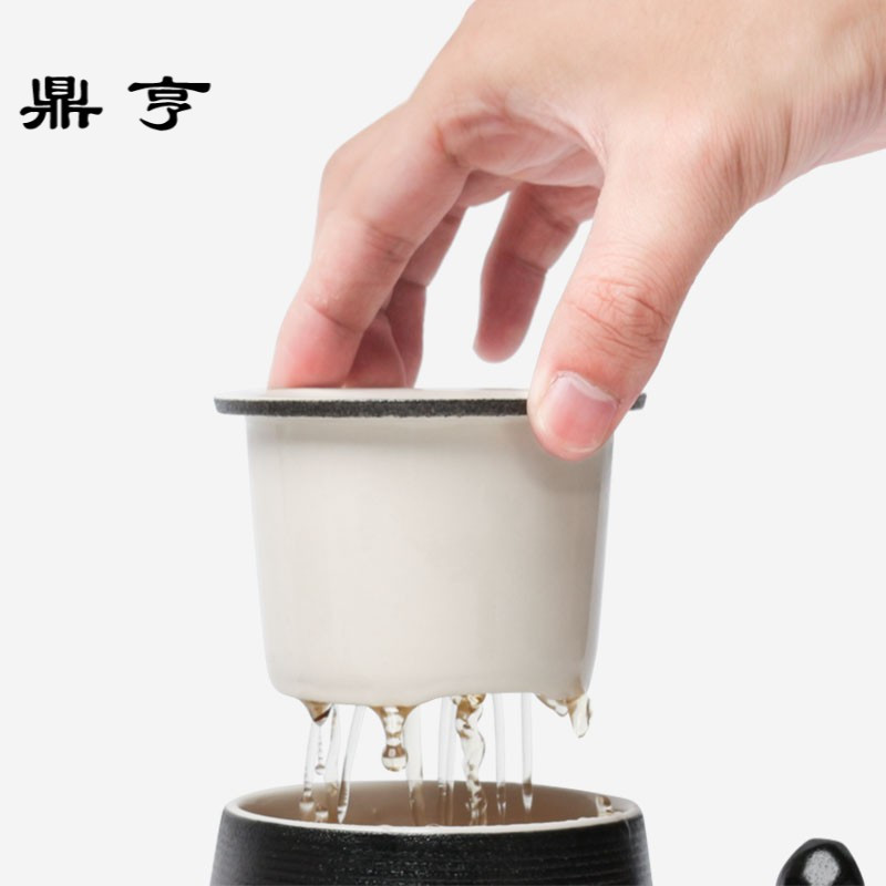 鼎亨趣评测/陶瓷杯易清洗高密度纳米过滤茶杯咖啡杯马克杯