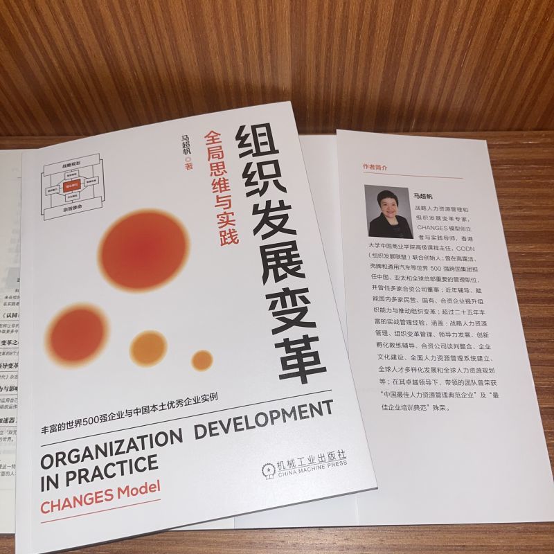 [正版] 组织发展变革:全局思维与实践 马超帆 著 企业组织变革实例解析 组织企业管理 978711172758高清大图