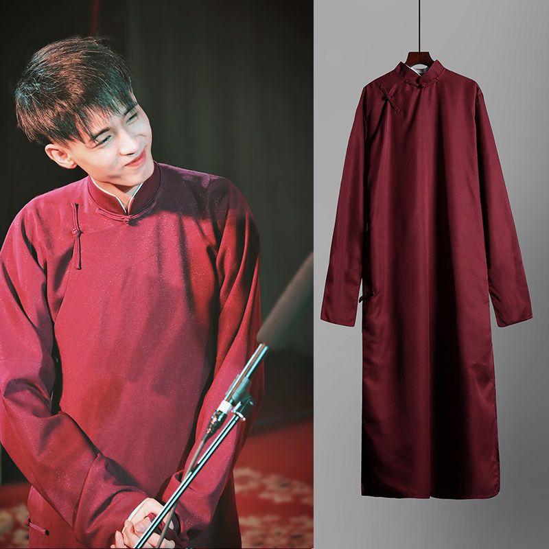 秦霄贤同款大褂相声大褂民国服装长袍德云华服女生大褂中国风长袍酒