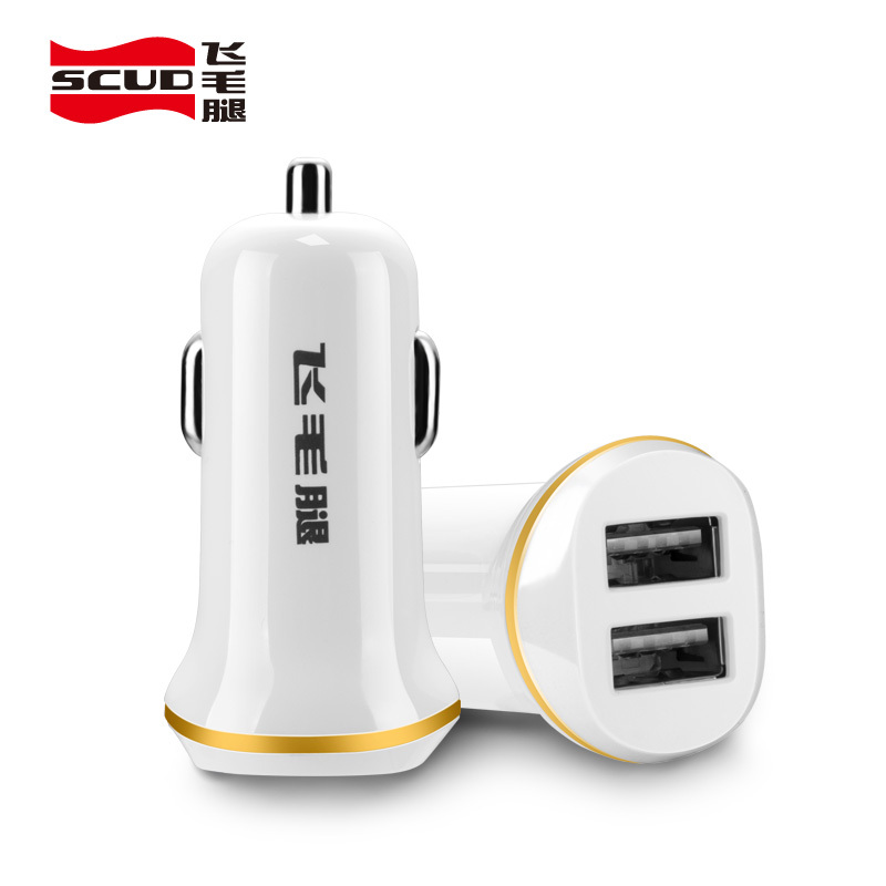 飞毛腿 Scud 手机充电器u096 飞毛腿 Scud 车载充电器双usb一拖二车充5v 2 1a 手机充电器汽车点烟口充电12 24v通用型汽车充电器 价格图片品牌报价 苏宁易购飞毛腿旗舰店