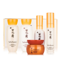 【香港直邮】雪花秀（Sulwhasoo） 滋盈肌本润颜5件套盒中样旅行装面部护肤套装 新版老版随机发货