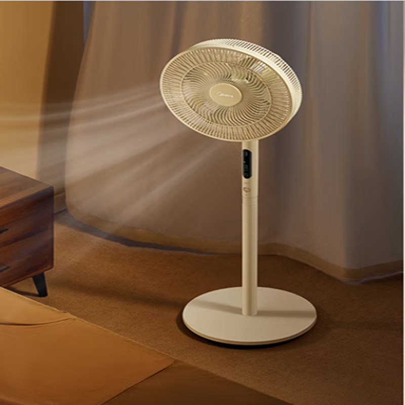美的(Midea)[幸运草安睡风扇1S]家用轻音立式声控电风扇柔风遥控落地扇SDI30MN[台]高清大图