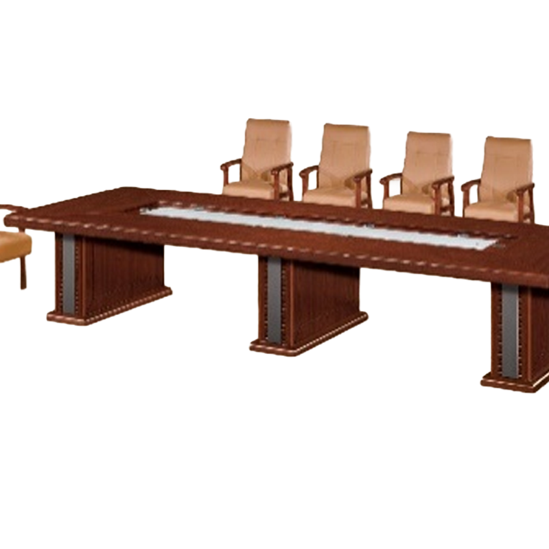 大央会议桌H-5948 4800W*1800D*760H办公家具会议桌长方形大型长桌简约现代会议室洽谈桌高清大图