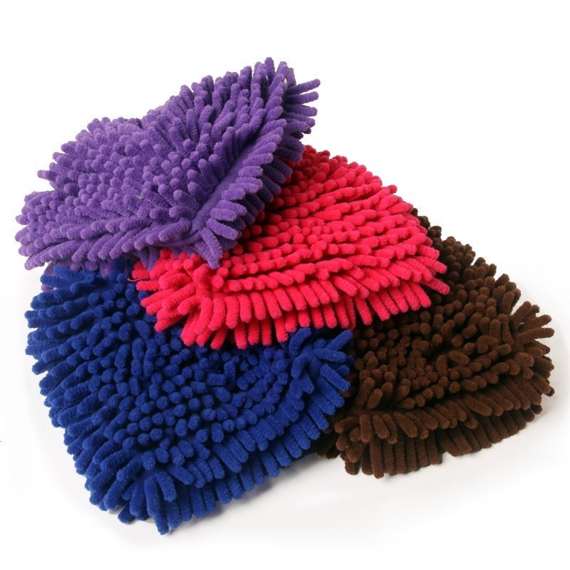 洗车手套毛绒洗车手套防水专用洗车手套擦车神器清洁布抹布手套一只装