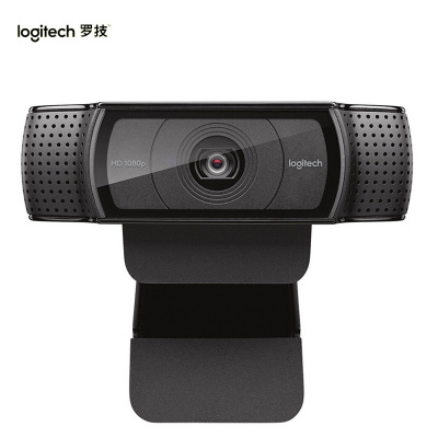 罗技(Logitech)Pro C920 主播推荐摄像头 高颜值 吃鸡斗鱼直播摄像头