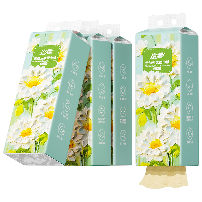 LP-52647本色挂式抽纸1提袋装