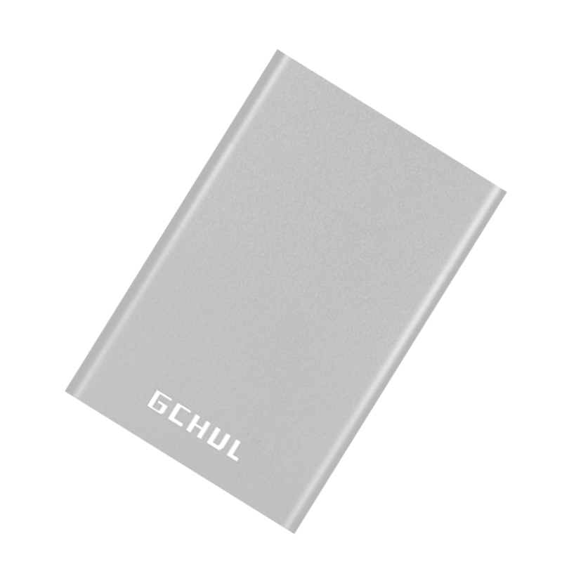 杰储(GCHUL) T1000 1T USB3.0 2.5英寸 移动硬盘 (计价单位:个) 银色高清大图