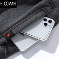 HLCOMAN运动裤男卫裤中年爸爸羔绒休闲裤加厚男裤冬季加绒裤子