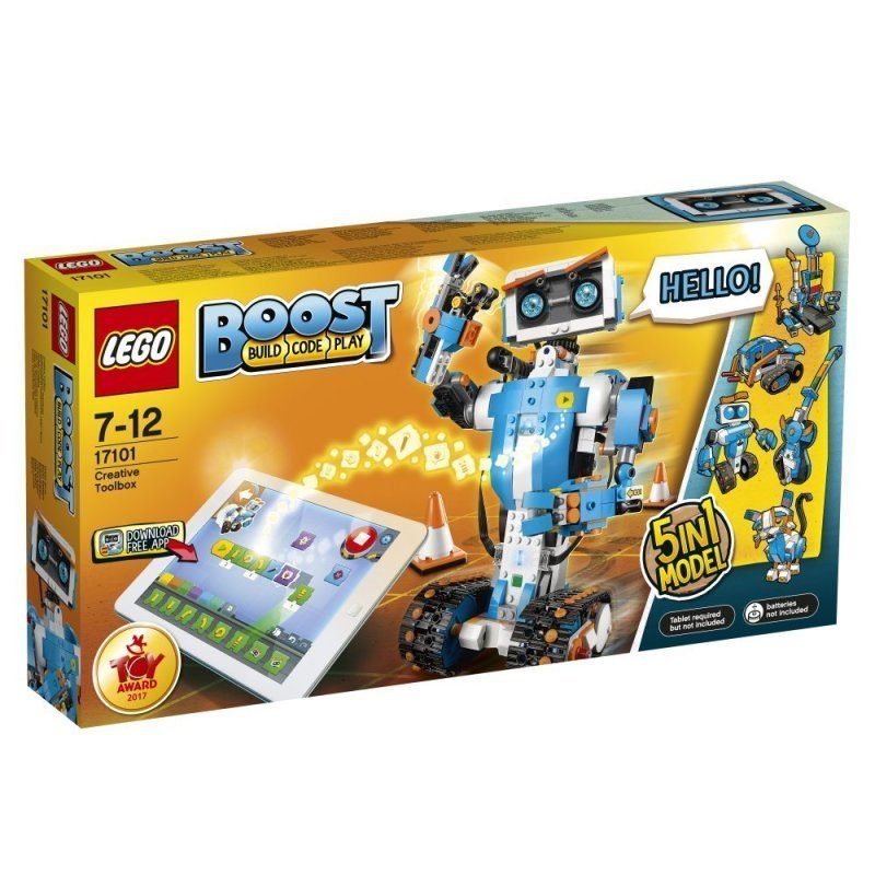 乐高(LEGO)科技组系列 17101 BOOST 5合1 智能型机器人 积木玩具塑料 7-12岁 200块以上