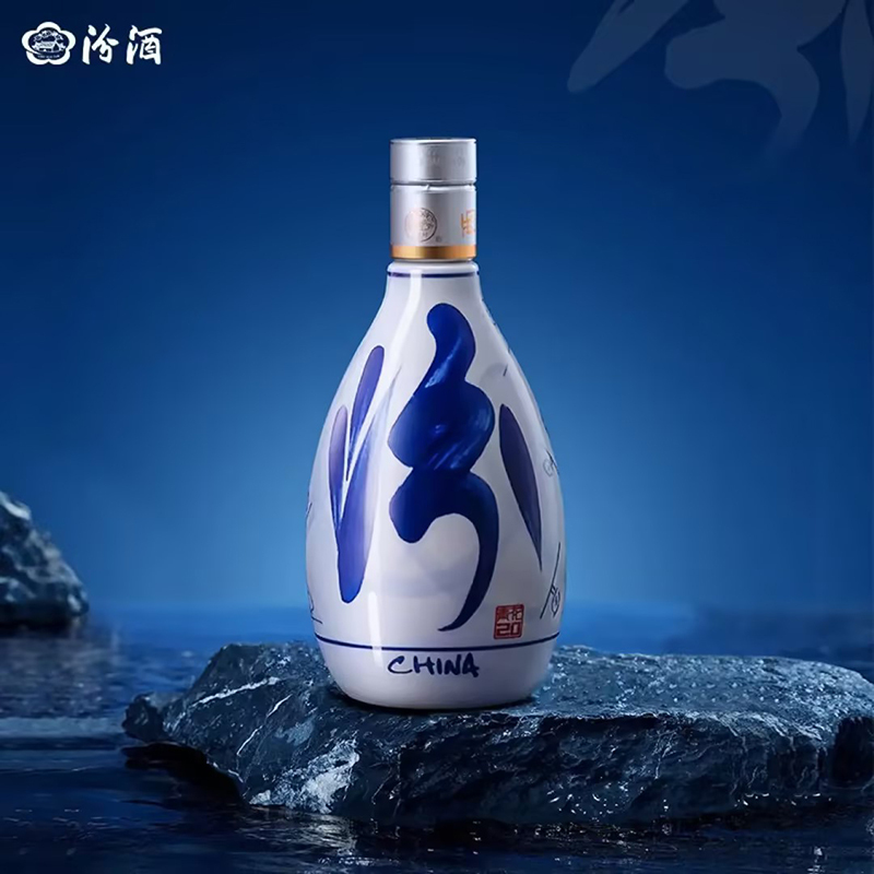 汾酒青花清香型白酒53度500ml单瓶装