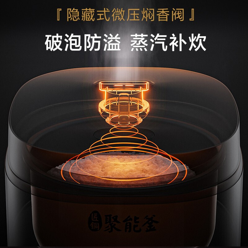 美的(Midea)电饭煲智能家用多功能2一3人小型迷你电饭锅煲汤煮米饭杂粮粥3L精巧容量MB-RE331