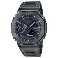 卡西欧(CASIO)男士石英表全金属表壳蓝牙智能光动能防水耐用运动手表