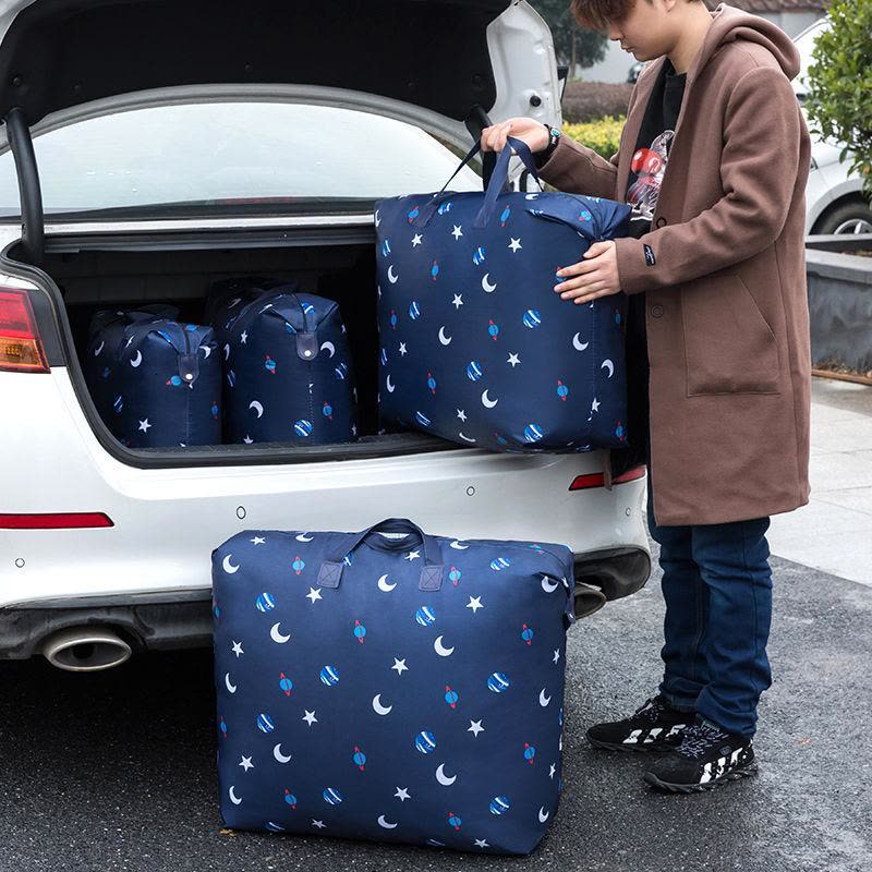 放假开学牛津布防水收纳袋被子搬家旅行李袋手提箱整理衣服袋图片