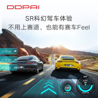 盯盯拍 智能行车记录仪mini3Pro 1600P超高清夜视 内置eMMC存储 WiFi互联 停车监控灰色32G