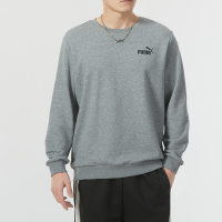 PUMA彪马套头衫男装新款针织透气圆领运动服休闲卫衣683375-01 ZP XL 683375-03/灰色