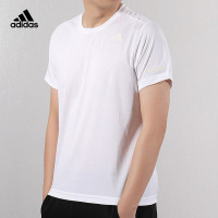 adidas阿迪达斯男装夏季运动健身圆领短袖T恤