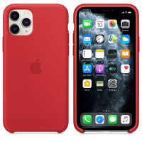 苹果Apple 原装iPhone 11 Pro Max 硅胶保护壳 手机壳 红色