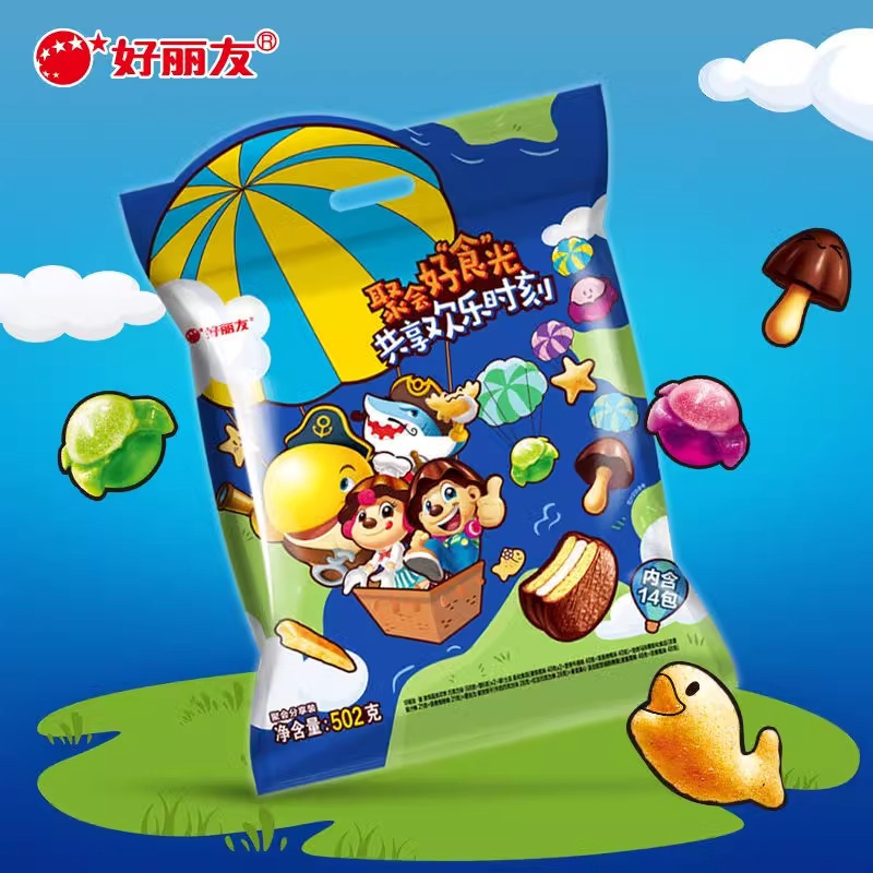 好丽友 聚会分享包502g*2包