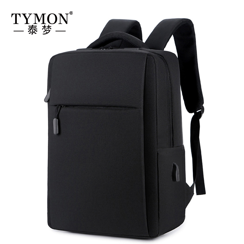 Tymon 休闲背包 简约电脑包 城市通勤商务背包 学生双肩包书包TM-S1110 灰色