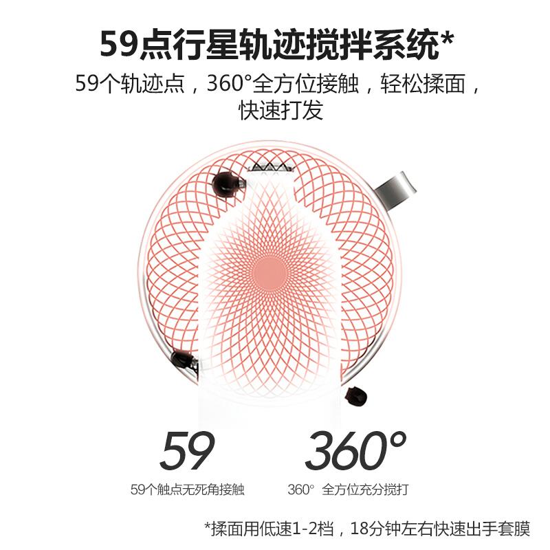 凯膳怡kitchenaid厨师机5KSM3311XCBM美国进口料理机多功能搅拌ka和面机家用电器 亚光黑