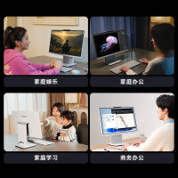 联想(Lenovo)小新24 23.8英寸一体机台式电脑(i7-13620H 16G 512G SSD 摄像头 Win11)深空灰 微边框高性能商务办公家用网课